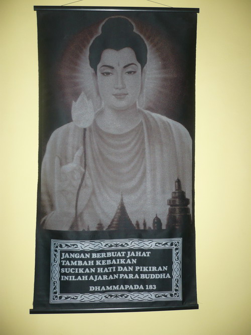 Poster di ruang Puja di rumah saya
