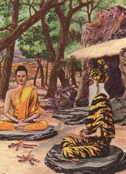 Boddhisatta belajar pada Alara Kalama